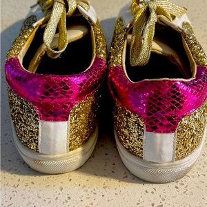 Fun sparkling shoes